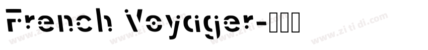 French Voyager字体转换